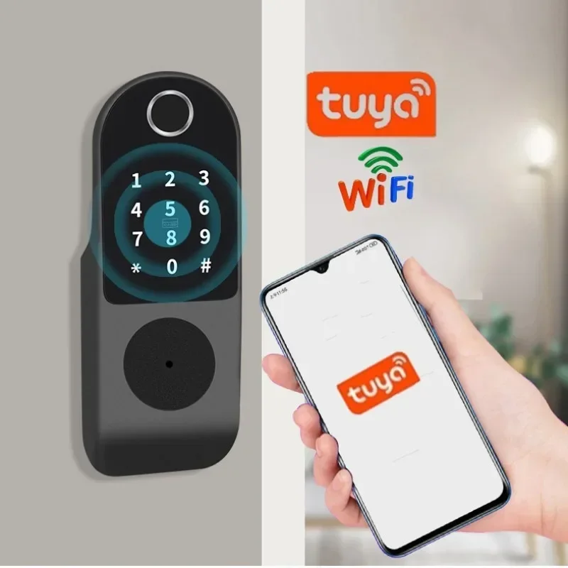 Разблокировка приложения Tuya WIFI, умный электронный замок с отпечатками пальцев, поддержка био-отпечатка пальца/пароля/IC-карты/ключ/разблокировка с дистанционным управлением
Разблокировка приложения Tuya WIFI, умный электронный замок с отпечатками пальцев, поддержка био-отпечатка пальца/пароля/IC-карты/ключ/разблокировка с дистанционным управлением