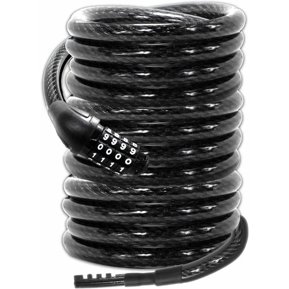 Удлиненный витой велосипедный тросовый замок 3/8 дюйма, 30 футов, всепогодный замок для уличного оборудования, перезапускаемый кодовый замок с защитой от кражи
Удлиненный витой велосипедный тросовый замок 3/8 дюйма, 30 футов, всепогодный замок для уличного оборудования, перезапускаемый кодовый замок с защитой от кражи