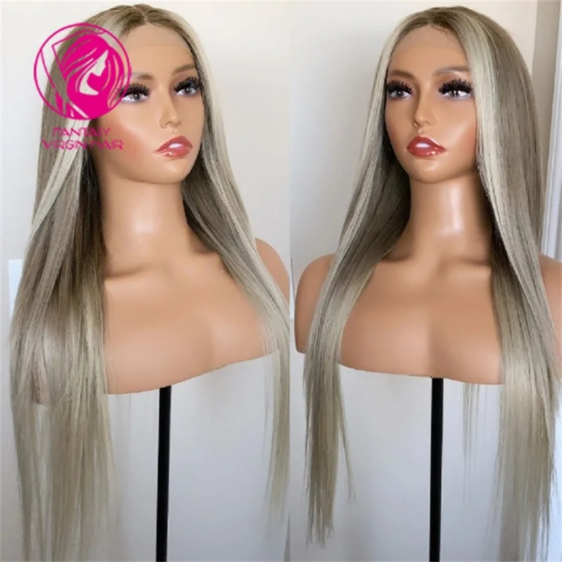 Highlight Human Hair Wigs Icy Blonde Colored Full Lace Wig HD Transparent Middle Part Straight Lace Frontal Wigs 13x6 Pre Pluck
Highlight Human Hair Wigs Icy Blonde Colored Full Lace Wig HD Transparent Middle Part Straight Lace Frontal Wigs 13x6 Pre Pluck