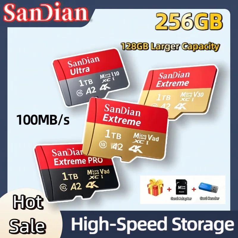 2026 New Original 1TB Memory Card 128GB 256GB SD/TF Class10 Flash Card Portable mini SD TF CARD for Phone Speakers Robot Camera
2026 New Original 1TB Memory Card 128GB 256GB SD/TF Class10 Flash Card Portable mini SD TF CARD for Phone Speakers Robot Camera