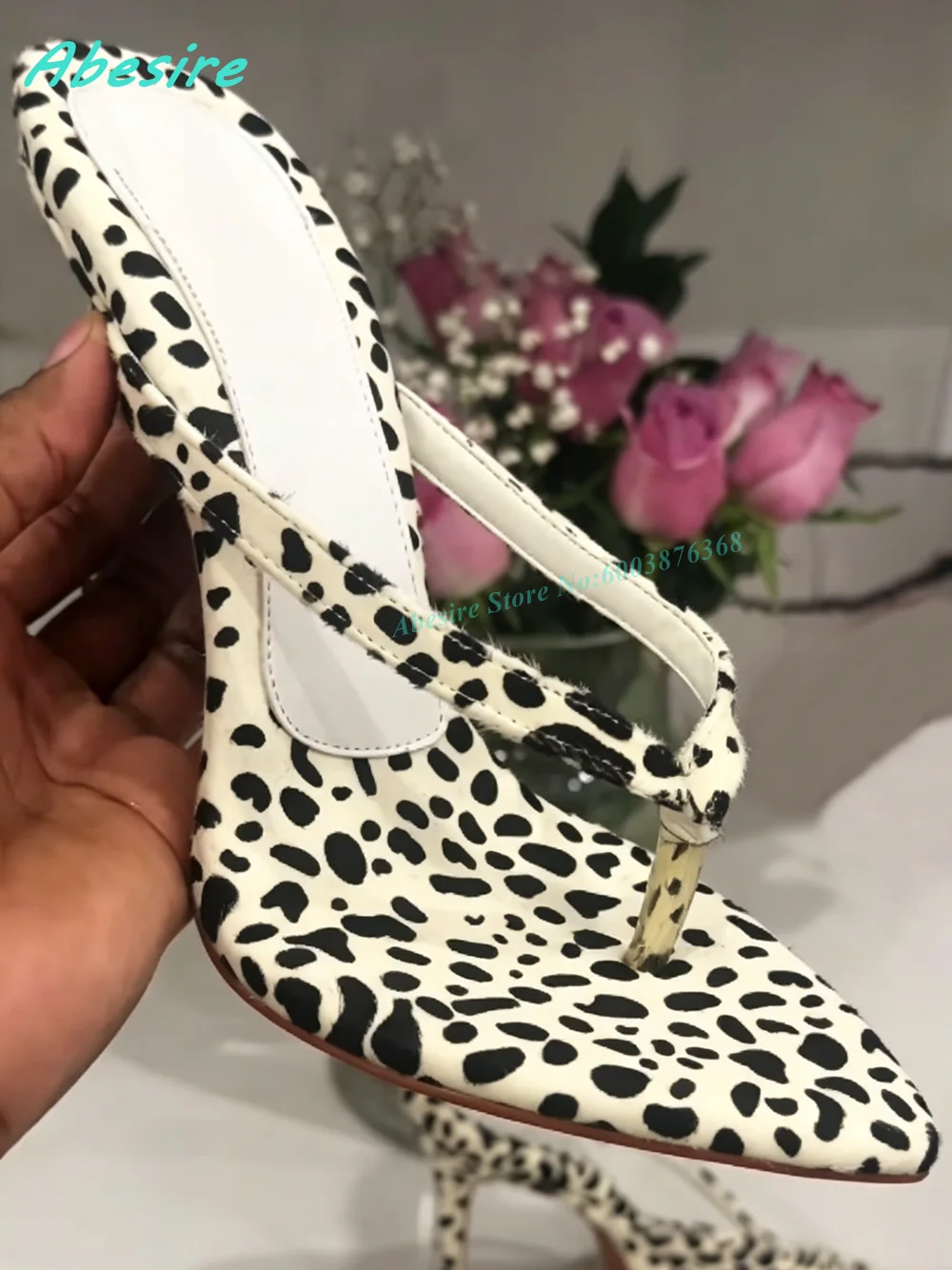 Pointed Toe Thin Heels Shallow Patchwork Shoes for Women Spot Mixed Colors Clip Toe Slippers Sexy Party Outside Fashion Shoes
Pointed Toe Thin Heels Shallow Patchwork Shoes for Women Spot Mixed Colors Clip Toe Slippers Sexy Party Outside Fashion Shoes