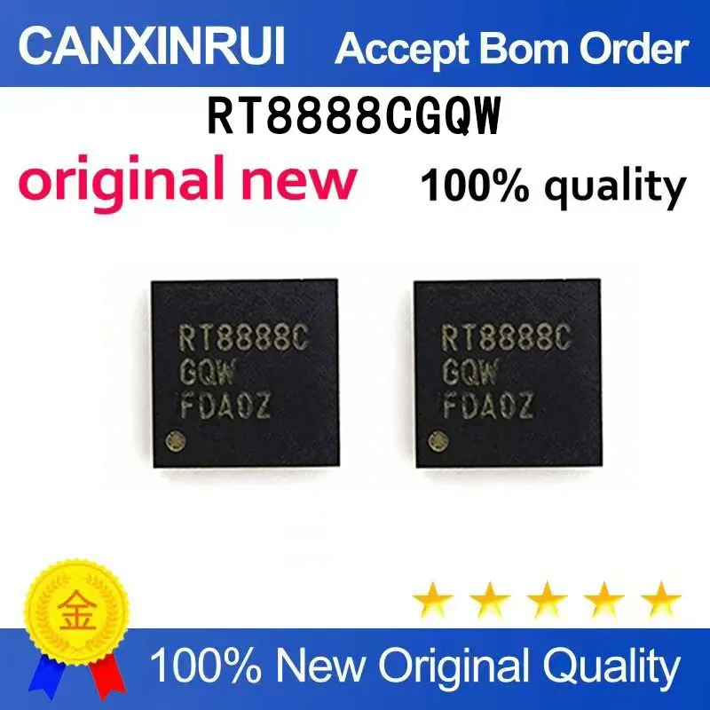 (5-100 pieces)Brand new original RT8888CGQW RT8888C QFN40 package in stock
(5-100 pieces)Brand new original RT8888CGQW RT8888C QFN40 package in stock