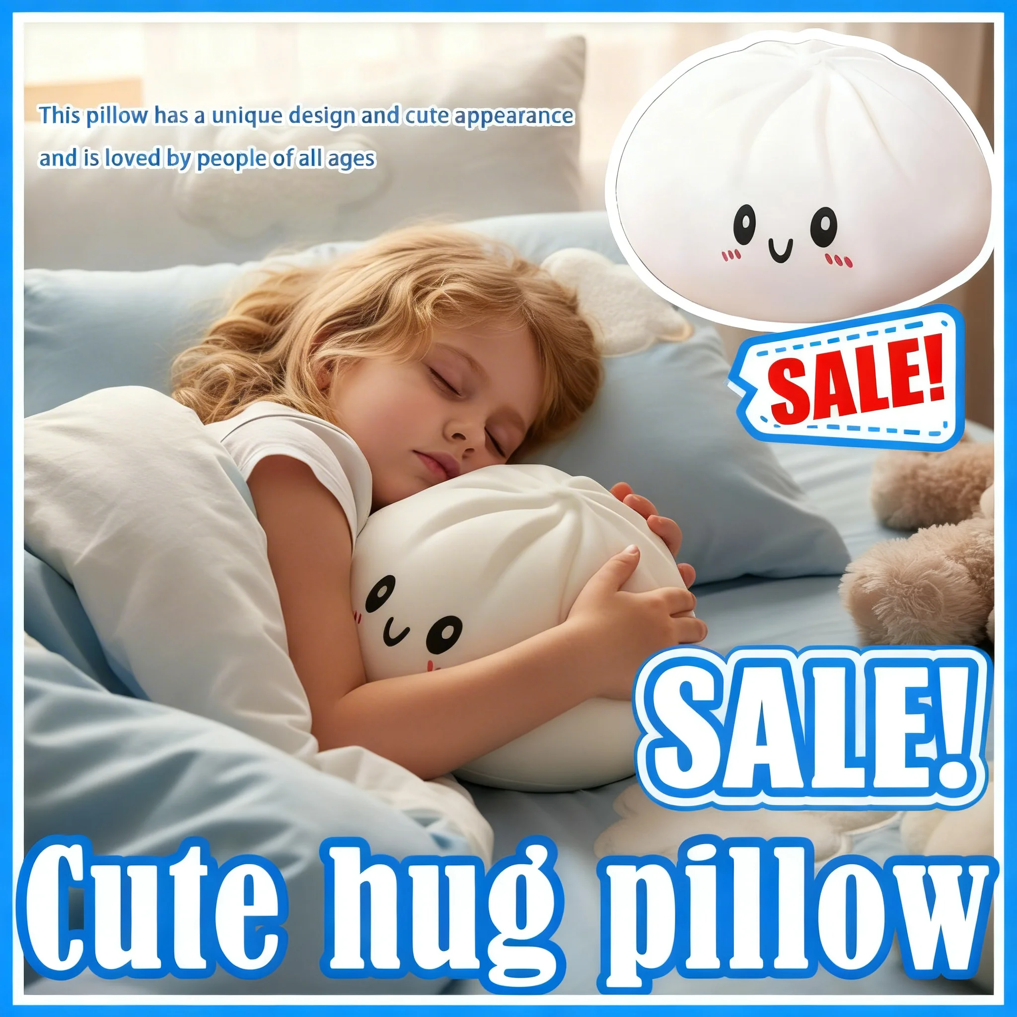 Large Squishy Plush Toy Soft PET Stuffed Hug Pillow Adorable Home Decoration Stress Relief for Kids Perfect Decoration
Large Squishy Plush Toy Soft PET Stuffed Hug Pillow Adorable Home Decoration Stress Relief for Kids Perfect Decoration
