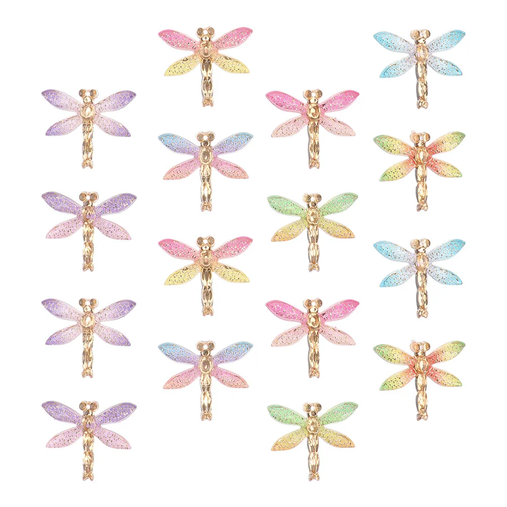 24 Pcs Colorful Dragonfly Accessories Fairy Wings Charms Clips for Bugs Decor Necklace Jewelry
24 Pcs Colorful Dragonfly Accessories Fairy Wings Charms Clips for Bugs Decor Necklace Jewelry
