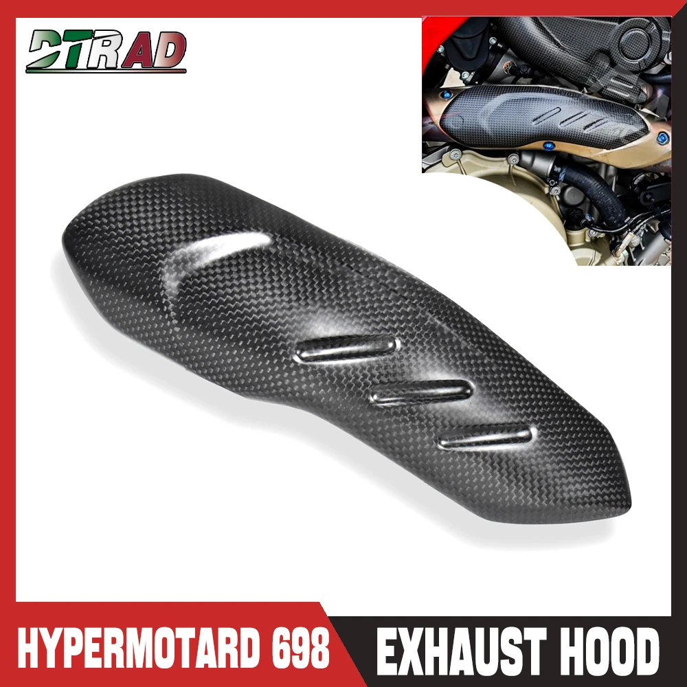 For DUCATI Hypermotard 698 Mono RVE 2024 2025 Motorcycle Carbon Fiber Right Exhaust Hood Shield Heat Insulation Cover Protection
For DUCATI Hypermotard 698 Mono RVE 2024 2025 Motorcycle Carbon Fiber Right Exhaust Hood Shield Heat Insulation Cover Protection