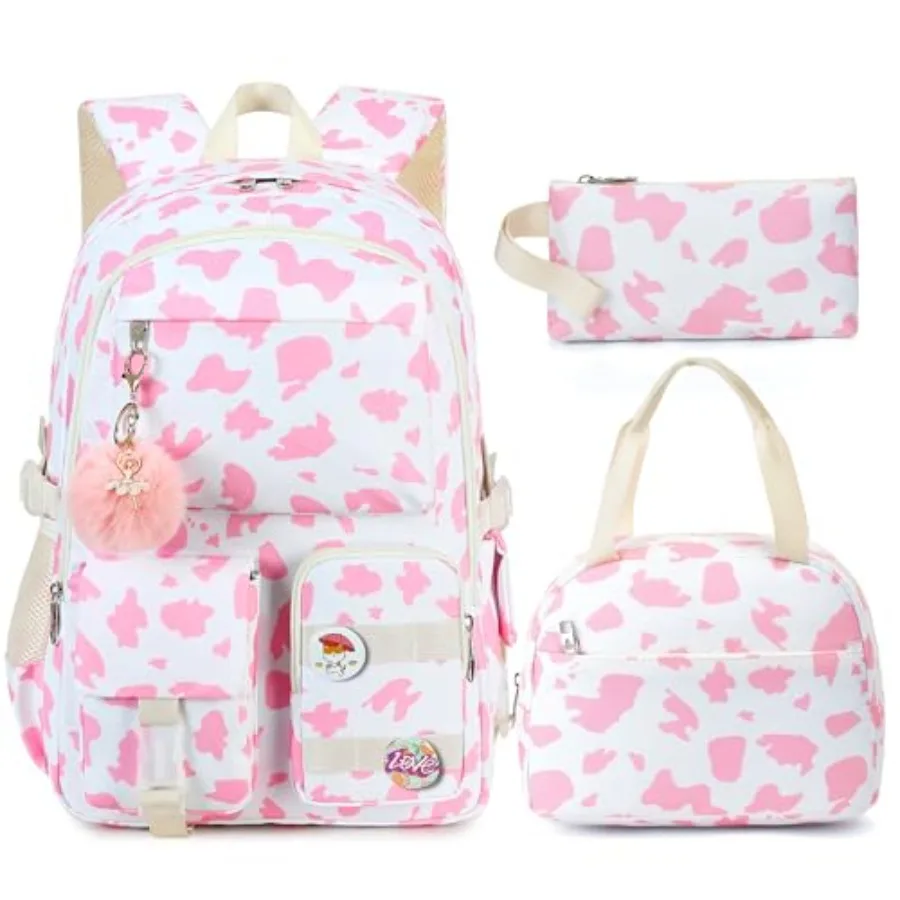 Backpack for Girls 3 PCS College School Backpacks Bookbag Set with Lunch Box School Bag Daypack Teens Women
Backpack for Girls 3 PCS College School Backpacks Bookbag Set with Lunch Box School Bag Daypack Teens Women