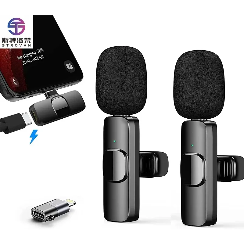 For Iphone/iOS/Android Plug and Play Wireless Microphone Syncs Recording, Live Streaming,
For Iphone/iOS/Android Plug and Play Wireless Microphone Syncs Recording, Live Streaming,