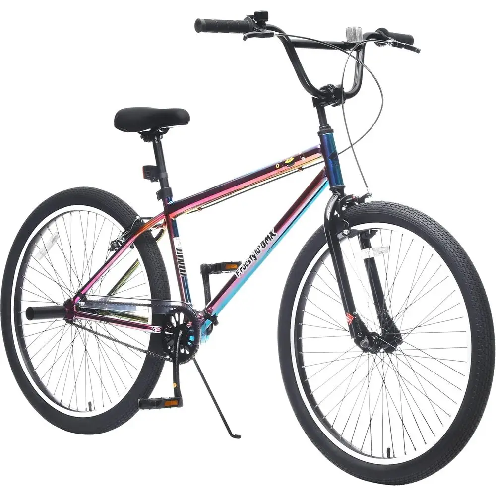 26 Mountain Bike for Adults - Single Suspension, BMX Bars, 26x2.35 Tires, Disc Brakes
26 Mountain Bike for Adults - Single Suspension, BMX Bars, 26x2.35 Tires, Disc Brakes