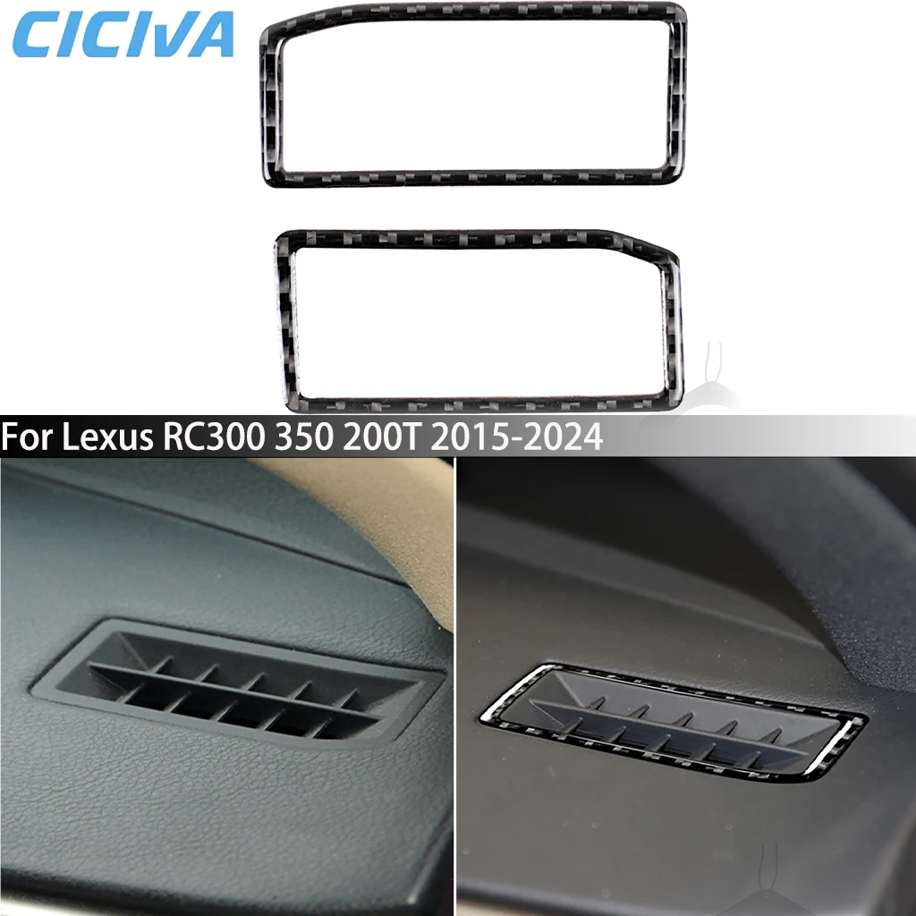 For Lexus RC300 RC350 RC200T 2015-2024 Carbon Fiber Dashboard Air Outlet Air Vent Interior Cover Stickers Car Accessories Trim
For Lexus RC300 RC350 RC200T 2015-2024 Carbon Fiber Dashboard Air Outlet Air Vent Interior Cover Stickers Car Accessories Trim