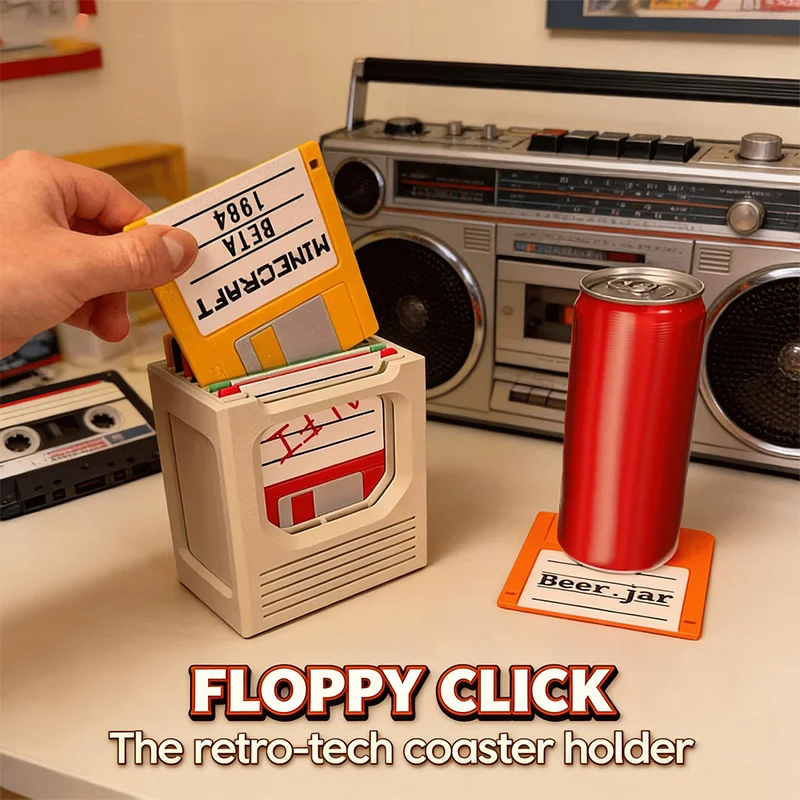 6pcs Retro Floppy Disk Shaped Coaster Set Waterproof And Heat-insulating Suitable For Dining Table Decoration Home Decoration
6pcs Retro Floppy Disk Shaped Coaster Set Waterproof And Heat-insulating Suitable For Dining Table Decoration Home Decoration