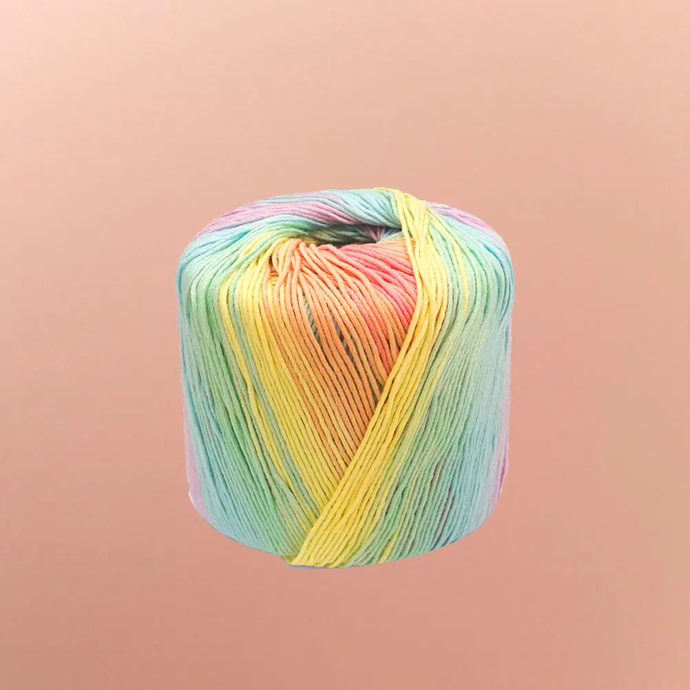 Lace Cotton Yarn 133M Soft Knitting Yarn Material Pastel Rainbow Crochet Knitting Material Thick Warm Scarf Gifts
Lace Cotton Yarn 133M Soft Knitting Yarn Material Pastel Rainbow Crochet Knitting Material Thick Warm Scarf Gifts