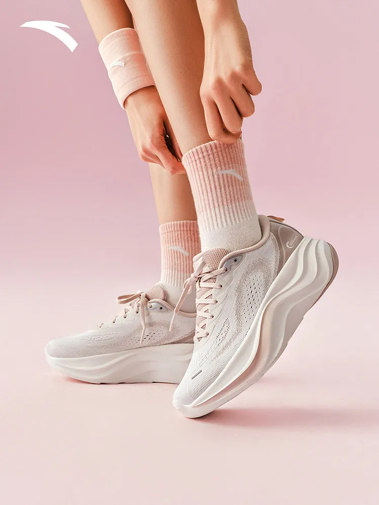 ANTA Women thick-soled height-increasing rebound shock-absorbing breathable anti-slip fitness running shoes for summer LINGYUN
ANTA Women thick-soled height-increasing rebound shock-absorbing breathable anti-slip fitness running shoes for summer LINGYUN
