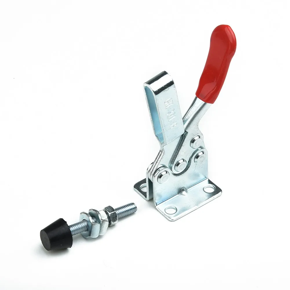 4pcs/set Red Toggle Clamp GH-201B 100kg Horizontal Clamp Quick Release Locking Lever Fastener Hand Tooling Accessory
4pcs/set Red Toggle Clamp GH-201B 100kg Horizontal Clamp Quick Release Locking Lever Fastener Hand Tooling Accessory