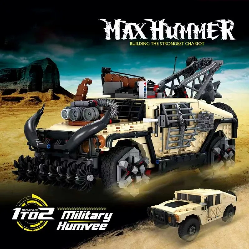 MAX Hummer Off-road Truck Building Blocks Sets Heavy Duty Combat Vehicle Brick Model Kit DIY Boys Toy Adults Kid Gift 2069PCS
MAX Hummer Off-road Truck Building Blocks Sets Heavy Duty Combat Vehicle Brick Model Kit DIY Boys Toy Adults Kid Gift 2069PCS