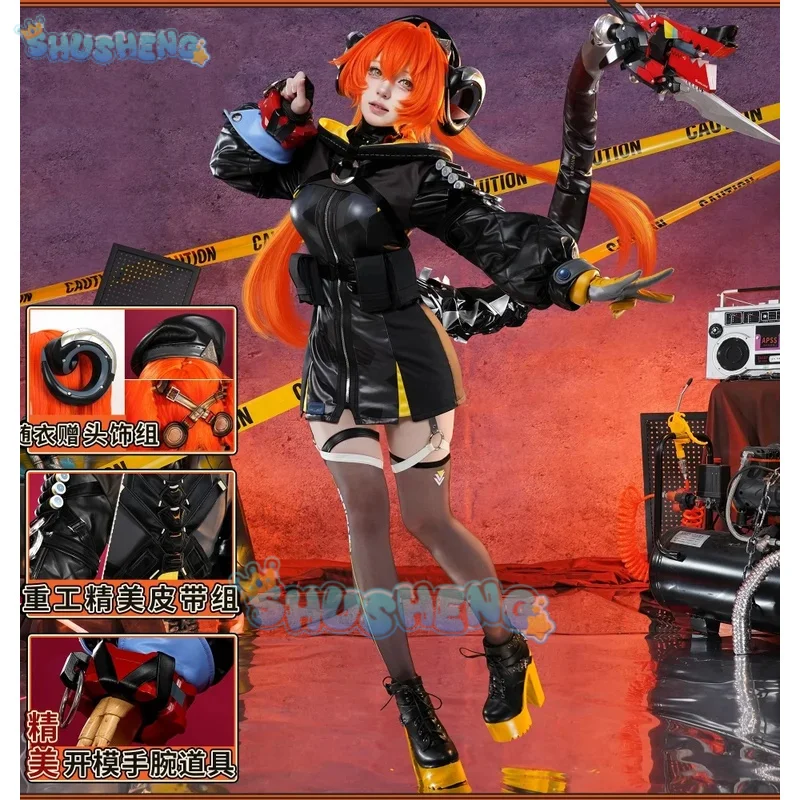 Game Zenless Zone Zero Orphie Cosplay Costume Uniform Halloween Carnival Party Christmas Play Role Clothes Clothing
Game Zenless Zone Zero Orphie Cosplay Costume Uniform Halloween Carnival Party Christmas Play Role Clothes Clothing