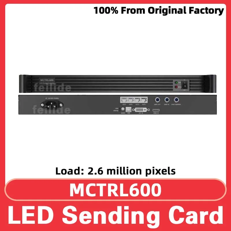 Novastar MCTRL600 Synchronous System Sending Card RBG Full Color HUB75 Module LED Display Screen Video Control Card DVI Input
Novastar MCTRL600 Synchronous System Sending Card RBG Full Color HUB75 Module LED Display Screen Video Control Card DVI Input