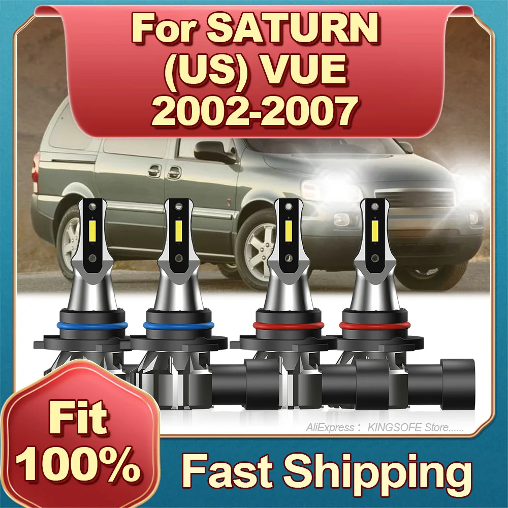 2/4Pcs Super Bright 6000K White LED Headlight Bulbs HB3 HB4 Plug-N-Play For SATURN (US) VUE 2002 2003 2004 2005 2006 2007
2/4Pcs Super Bright 6000K White LED Headlight Bulbs HB3 HB4 Plug-N-Play For SATURN (US) VUE 2002 2003 2004 2005 2006 2007