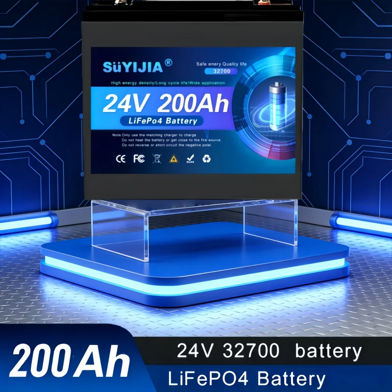 LiFePO4 32700 24V 100Ah-200Ah Battery has built-in 200A rechargeable Ferrous Lithium Phosphate Solar Off-grid Battery.
LiFePO4 32700 24V 100Ah-200Ah Battery has built-in 200A rechargeable Ferrous Lithium Phosphate Solar Off-grid Battery.