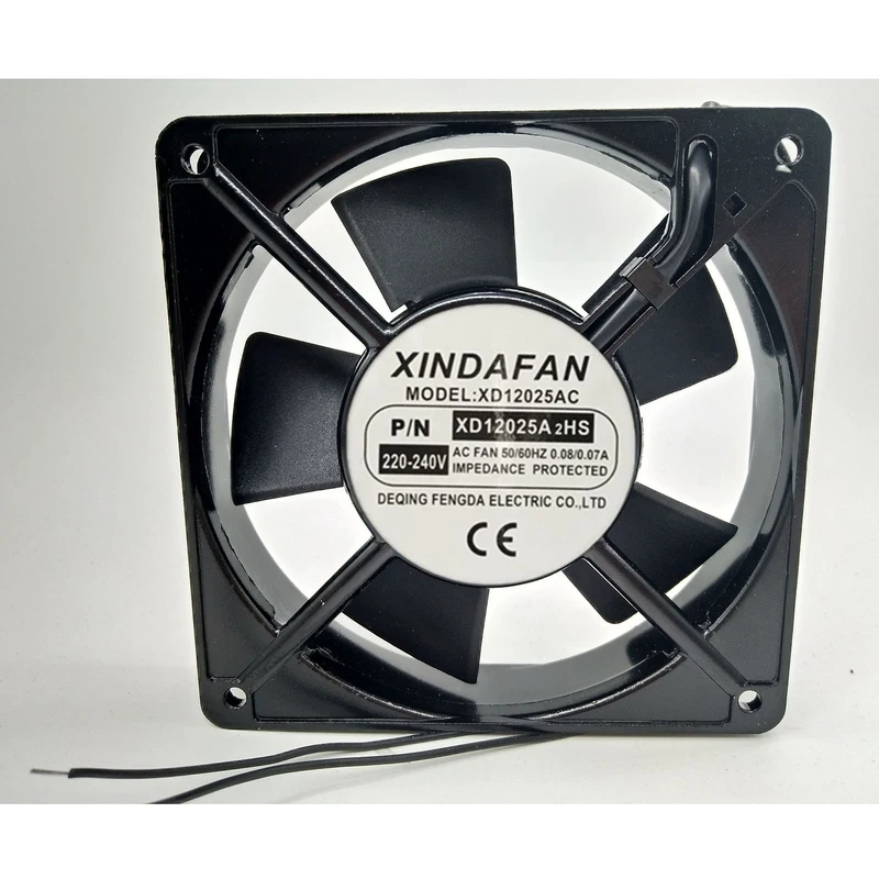 A+for 1 PCS New XINDAFAN XD12025AC XD12025A2HS 220V 2-Wire Cooling Fan
A+for 1 PCS New XINDAFAN XD12025AC XD12025A2HS 220V 2-Wire Cooling Fan
