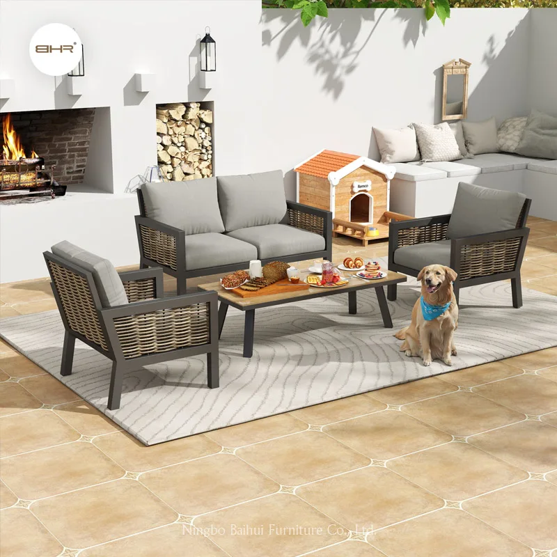 Rattan Patio Furniture Outdoor Sofa Rattan Garden Sofa Sofa Set Furniture Aluminium Outdoor Furniture Set Courtyard
Rattan Patio Furniture Outdoor Sofa Rattan Garden Sofa Sofa Set Furniture Aluminium Outdoor Furniture Set Courtyard