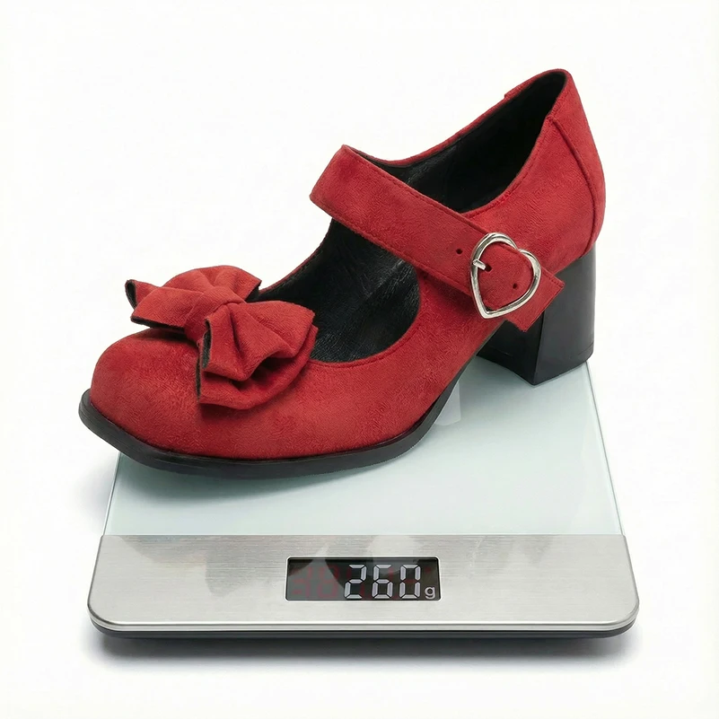 Plus Size Thick Heel Retro Single Button Bow Mary Jane Women's Shoes Comfortable Square Toe Shallow High Heels
Plus Size Thick Heel Retro Single Button Bow Mary Jane Women's Shoes Comfortable Square Toe Shallow High Heels