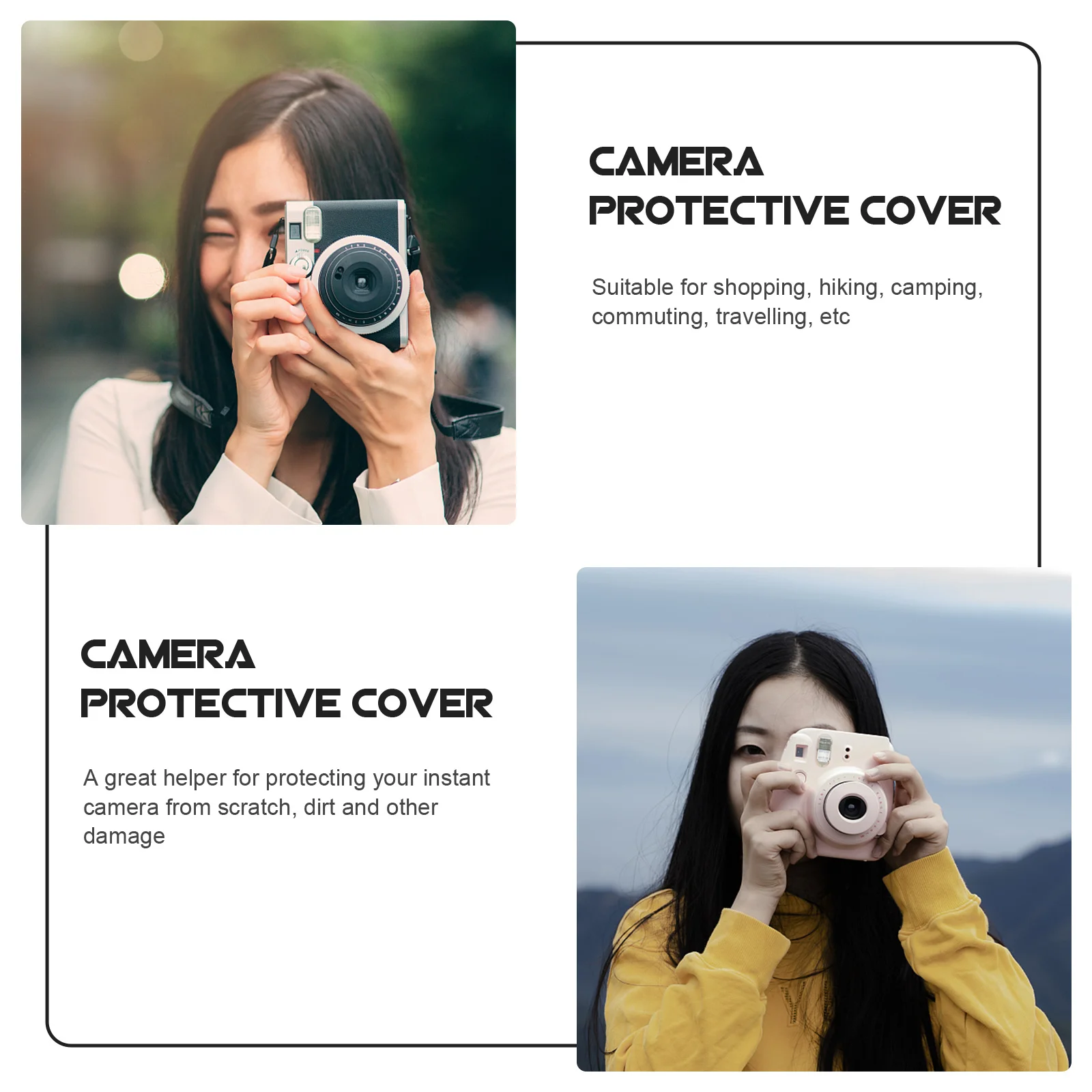 Camera Case Mini PU Bag for Instant Shoulder Hiking 11/9/8 Protector Lover's
Camera Case Mini PU Bag for Instant Shoulder Hiking 11/9/8 Protector Lover's
