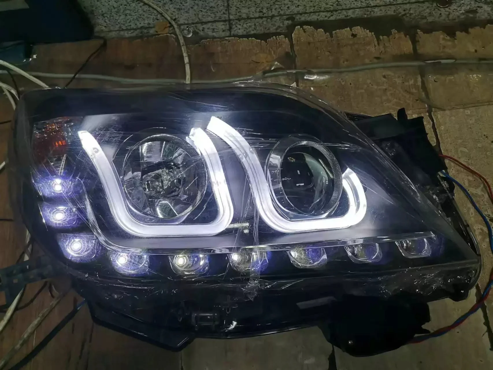 Пара автомобильных фар в сборе для TOYOTA LAND CRUISER PRADO 2010-13, светодиодные DRL дневные ходовые огни, указатели поворота, фары
Пара автомобильных фар в сборе для TOYOTA LAND CRUISER PRADO 2010-13, светодиодные DRL дневные ходовые огни, указатели поворота, фары