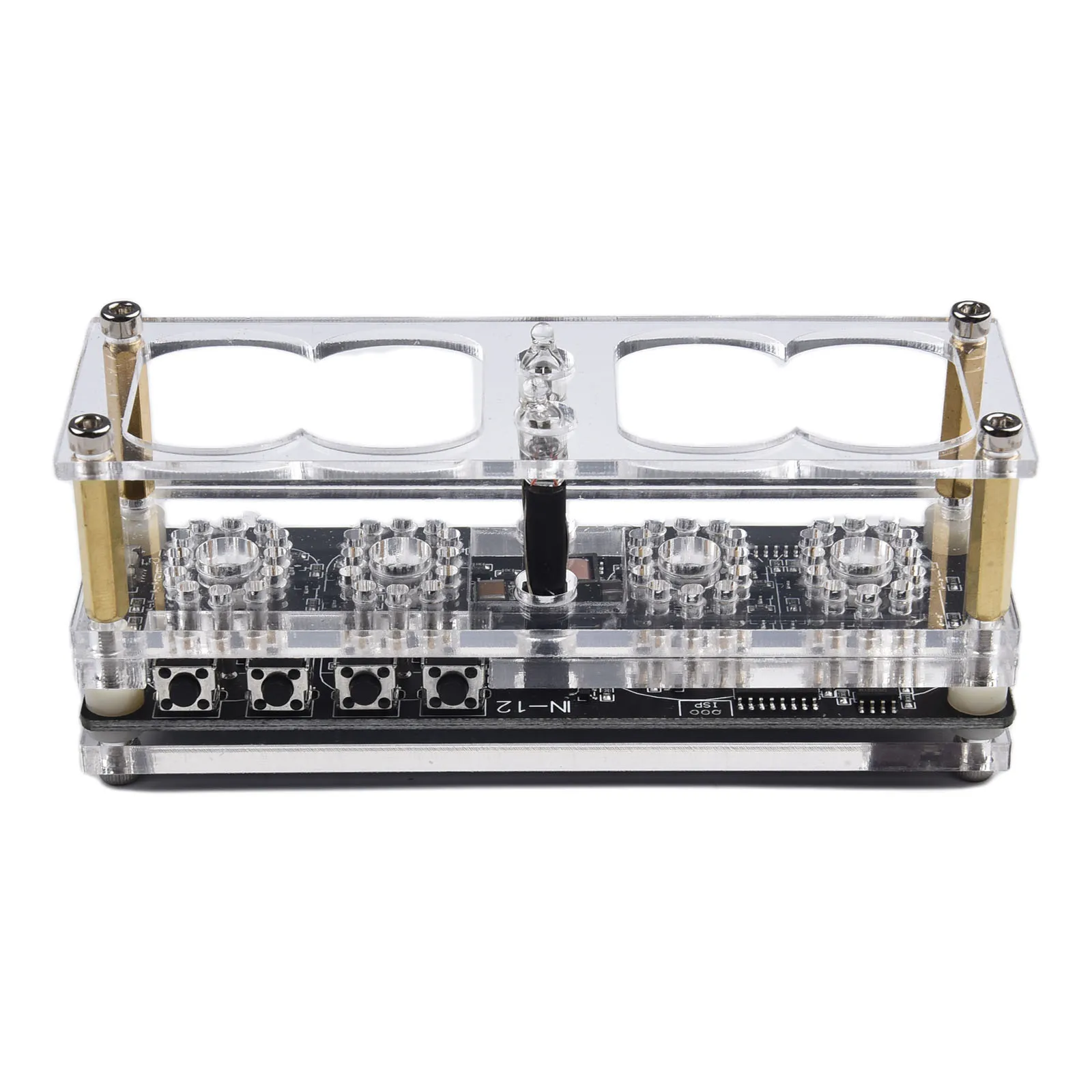 IN-12 Glow Tube Nixie Clock Fluorescent 225 Colors Light Display Time Date DC 5V Acrylic Showing Time Date Clock Accessories
IN-12 Glow Tube Nixie Clock Fluorescent 225 Colors Light Display Time Date DC 5V Acrylic Showing Time Date Clock Accessories
