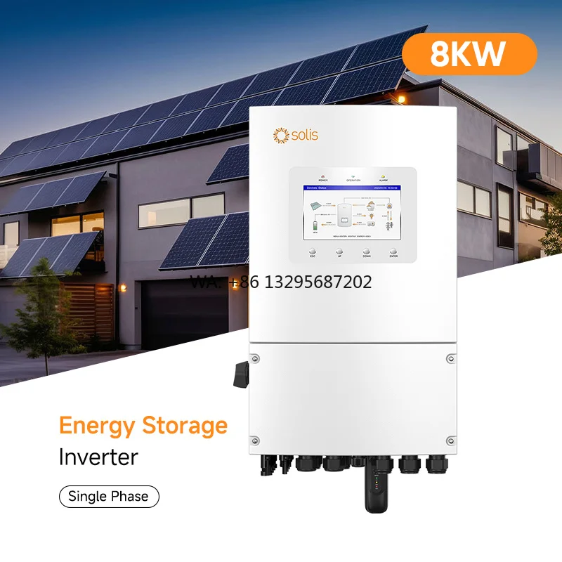 Solis S6-EH1P8K-L-PLUS Single Hybrid Inverter 5kw 6kw 8kw Hybrid Inverters in Stock
Solis S6-EH1P8K-L-PLUS Single Hybrid Inverter 5kw 6kw 8kw Hybrid Inverters in Stock