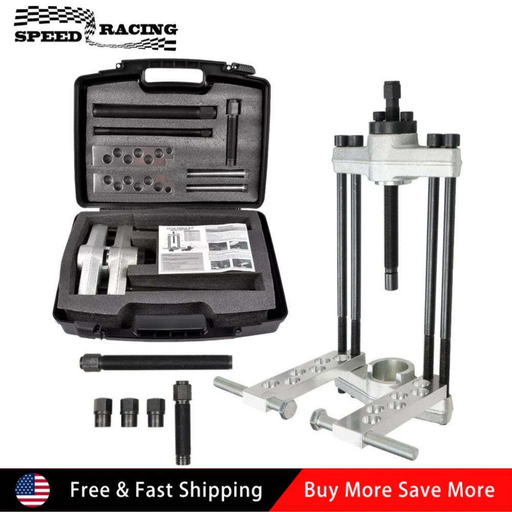 90150 Aluminium + Iron Heavy Duty King Pin Press Removal Tool For Ram Chevrolet 3500 5500 Ford F-350 F-550 Volvo Black
90150 Aluminium + Iron Heavy Duty King Pin Press Removal Tool For Ram Chevrolet 3500 5500 Ford F-350 F-550 Volvo Black