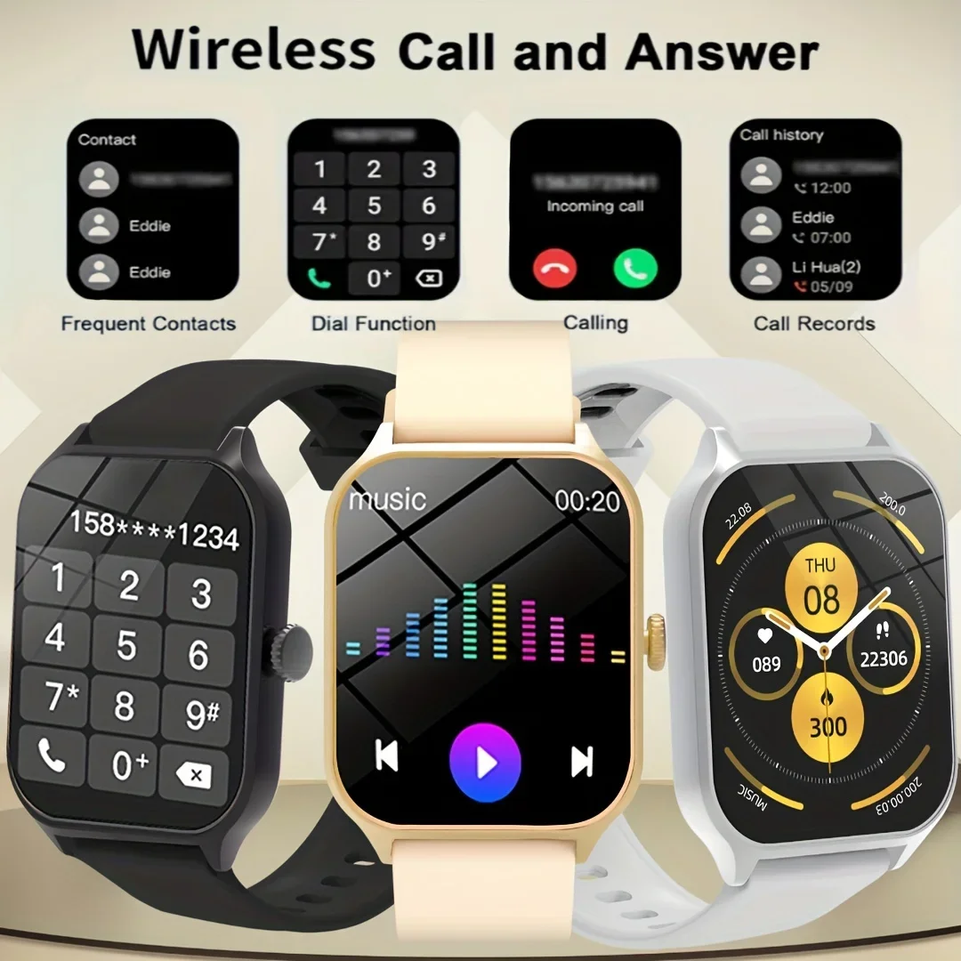 Men's and women's outdoor sports smart phone answering phone step counting multiple sports modes
Men's and women's outdoor sports smart phone answering phone step counting multiple sports modes