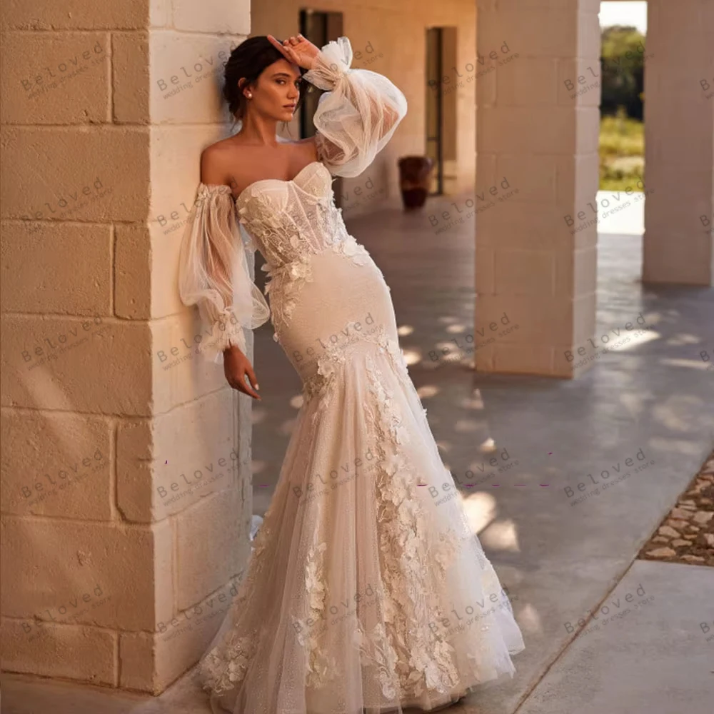 Exquisite Wedding Dresses Gorgeous Bridal Gowns Lace Appliques Off The Shoulder Robe Glamorous Vestidos De Novia Customized 2026
Exquisite Wedding Dresses Gorgeous Bridal Gowns Lace Appliques Off The Shoulder Robe Glamorous Vestidos De Novia Customized 2026
