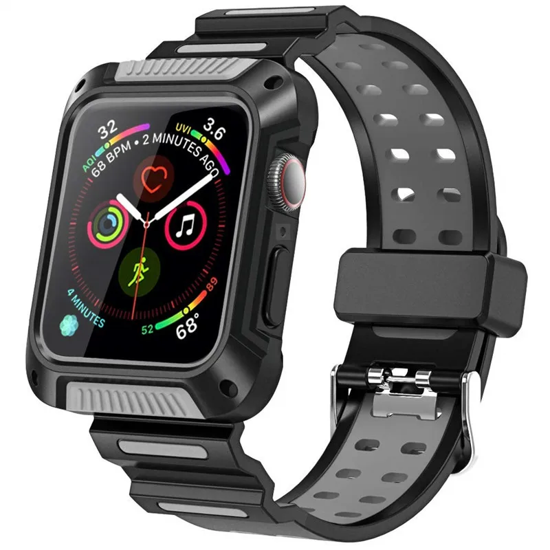 Браслет для iWatch 42 мм, прочный защитный чехол-бампер с мягким силиконовым спортивным ремешком из ТПУ для Apple Watch Series 1/2/3, ремень
Браслет для iWatch 42 мм, прочный защитный чехол-бампер с мягким силиконовым спортивным ремешком из ТПУ для Apple Watch Series 1/2/3, ремень