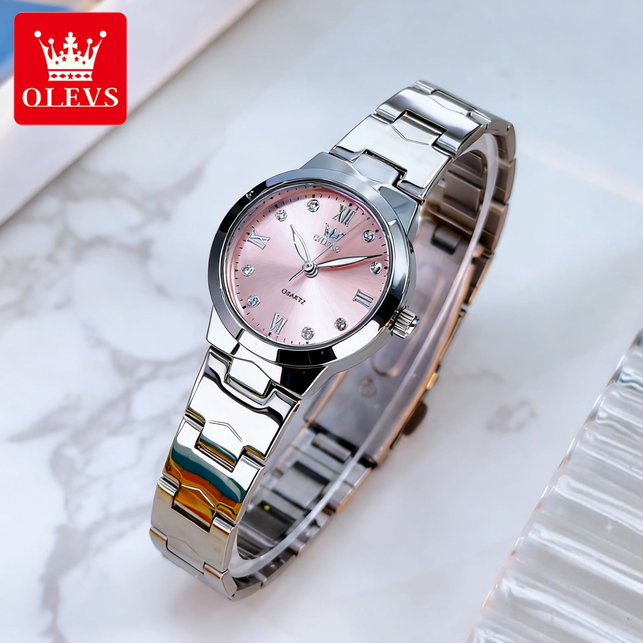 OLEVS Women's Watches Trend Fashion Original Brand Wristwatch for Girl Waterproof Stainless Steel Luminous 3735 Elegant Luxury
OLEVS Women's Watches Trend Fashion Original Brand Wristwatch for Girl Waterproof Stainless Steel Luminous 3735 Elegant Luxury