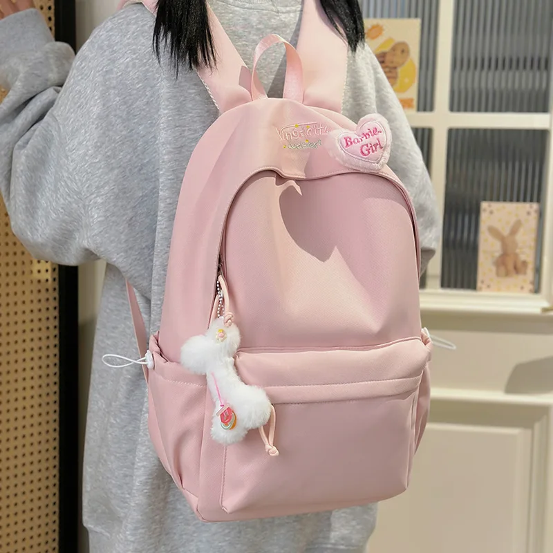 2025 Ladies Trendy Kawaii Female School Bag Girl Travel Nylon BookBag Women Laptop Teenager College Backpack For Student Cute
2025 Ladies Trendy Kawaii Female School Bag Girl Travel Nylon BookBag Women Laptop Teenager College Backpack For Student Cute