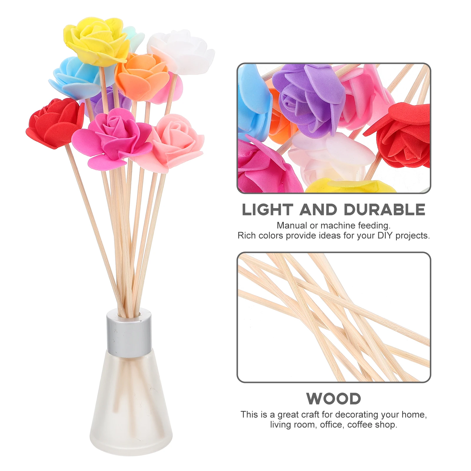 20pcs Flower Aromatherapy Sticks Fragrance Diffusers Home Decor Fast Absorption Bedroom Office Hotel Decorative Diffuser Sticks 
20pcs Flower Aromatherapy Sticks Fragrance Diffusers Home Decor Fast Absorption Bedroom Office Hotel Decorative Diffuser Sticks