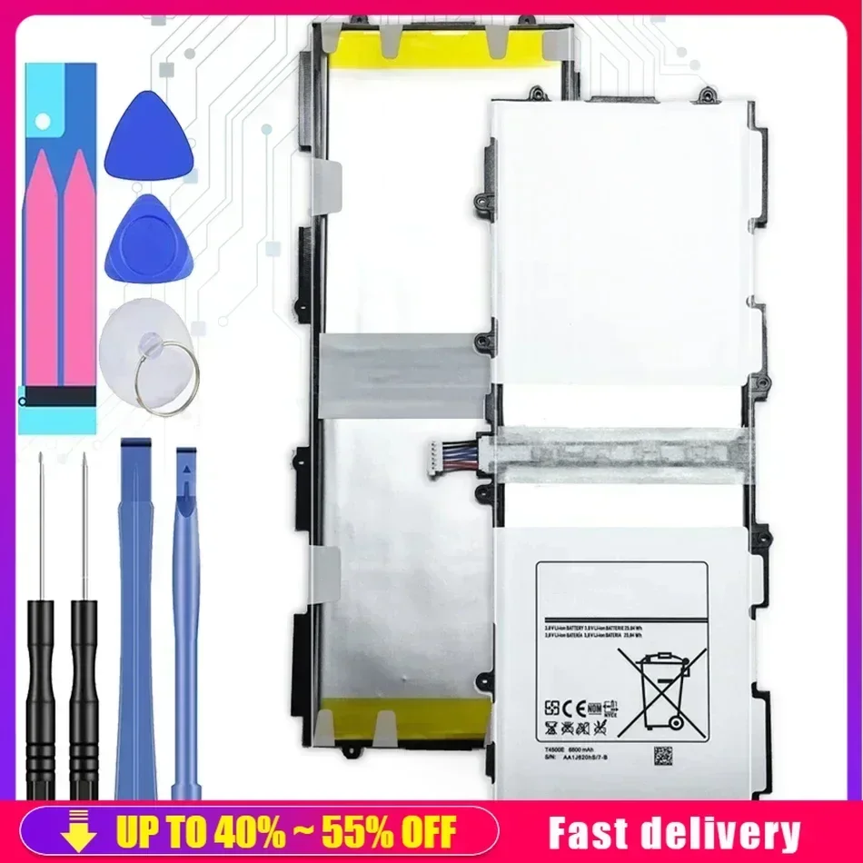6800mAh Tablet Battery For Samsung Galaxy Tab 3 Tab3 10.1 GT P5200 P5210 P5220 P5213 T4500E T4500C
6800mAh Tablet Battery For Samsung Galaxy Tab 3 Tab3 10.1 GT P5200 P5210 P5220 P5213 T4500E T4500C