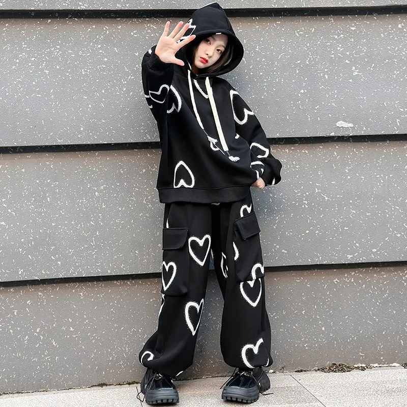 Girls' New Large conjuntos infantiles Children's Printed Loose Hoodie Casual Pants
Girls' New Large conjuntos infantiles Children's Printed Loose Hoodie Casual Pants