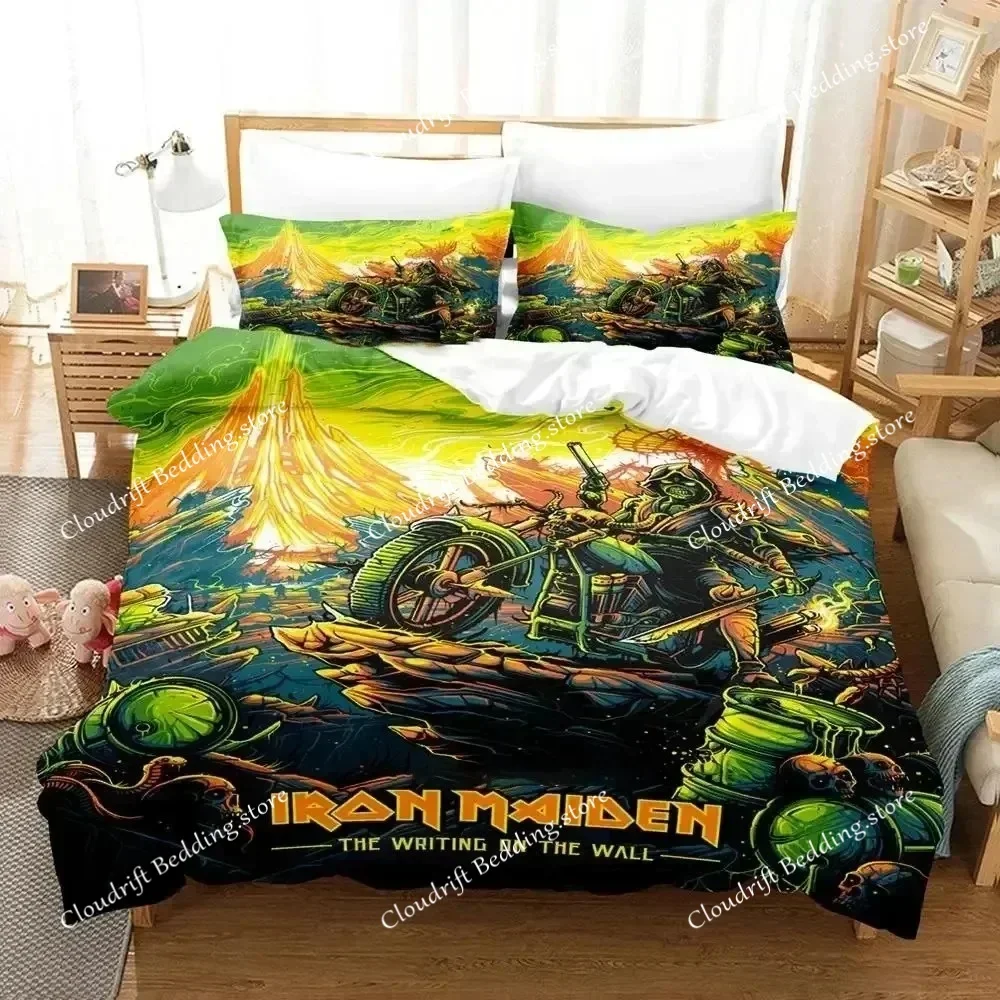 3D Iron Heavy Metal Maidens Bedding Set Polyester Quilt Cover Pillowcase Comforter King Queen Size Boys Adult Duvet Cover Set026
3D Iron Heavy Metal Maidens Bedding Set Polyester Quilt Cover Pillowcase Comforter King Queen Size Boys Adult Duvet Cover Set026