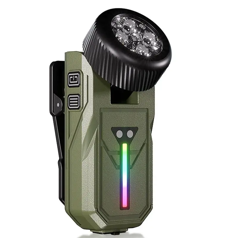 [NEWA64Z!】 Clip-On Flashlights Rechargeable Waterproof RGB Light Magnetic Spotlight/Floodlight For Cycling Repairing Combine Gre
[NEWA64Z!】 Clip-On Flashlights Rechargeable Waterproof RGB Light Magnetic Spotlight/Floodlight For Cycling Repairing Combine Gre