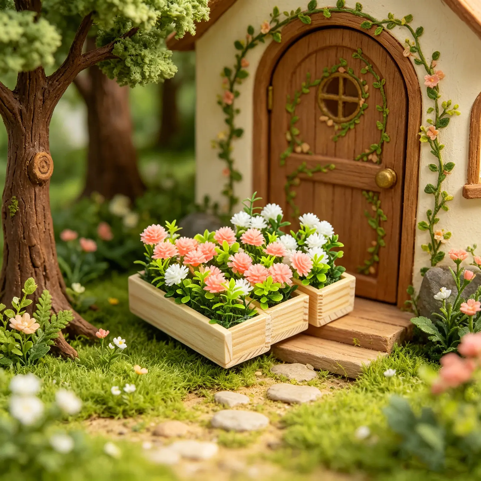 3Pcs Miniature Potted Flowers for Dollhouse Garden Planter Bed Realistic Natural Wood Texture Micro Landscape Decoration Fairy
3Pcs Miniature Potted Flowers for Dollhouse Garden Planter Bed Realistic Natural Wood Texture Micro Landscape Decoration Fairy