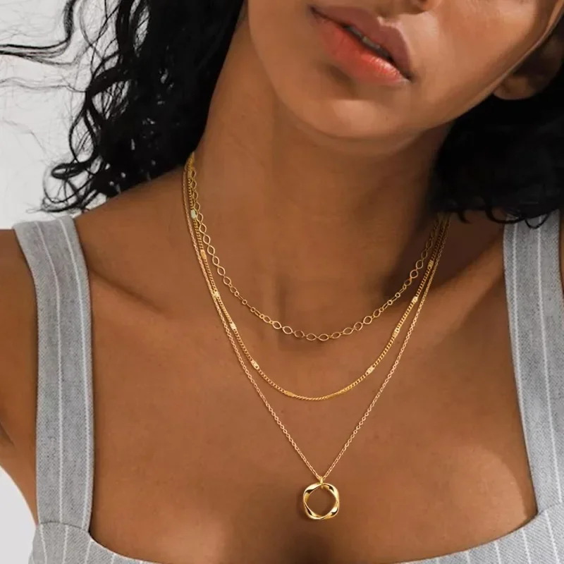 Layered Necklaces for Women Dainty 14k Gold Silver Plated Stackable Choker Necklaces for Girl Set Jewelry Gifts
Layered Necklaces for Women Dainty 14k Gold Silver Plated Stackable Choker Necklaces for Girl Set Jewelry Gifts