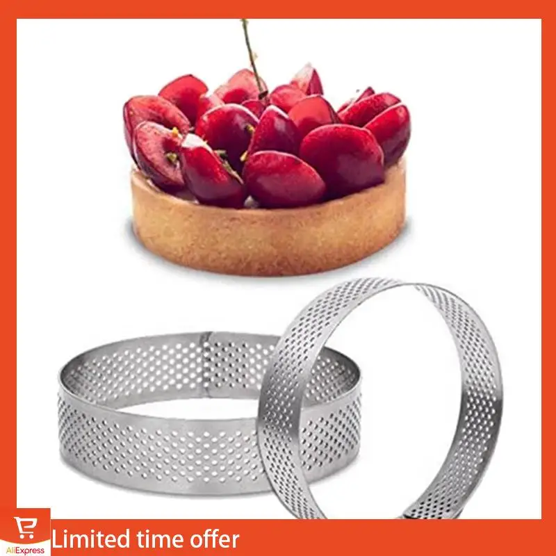 Fresh 72 Pack Stainless Steel Tart Rings,Perforated Cake Mousse Ring,Cake Ring Mold,Round Cake Baking Tools 6Cm
Fresh 72 Pack Stainless Steel Tart Rings,Perforated Cake Mousse Ring,Cake Ring Mold,Round Cake Baking Tools 6Cm