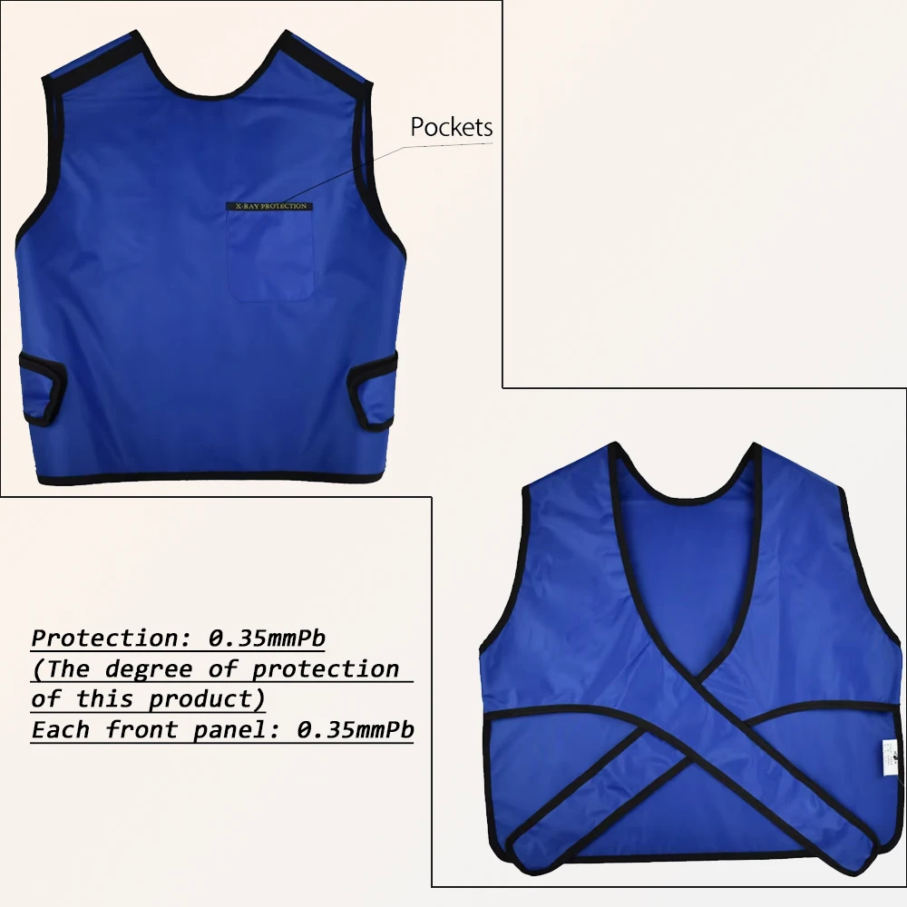 Radiological Protection Clothing, 0.35Mmpb Lead Rubber Jacket, High Quality X-Ray Radiation Protective Wear for Professionals
Radiological Protection Clothing, 0.35Mmpb Lead Rubber Jacket, High Quality X-Ray Radiation Protective Wear for Professionals