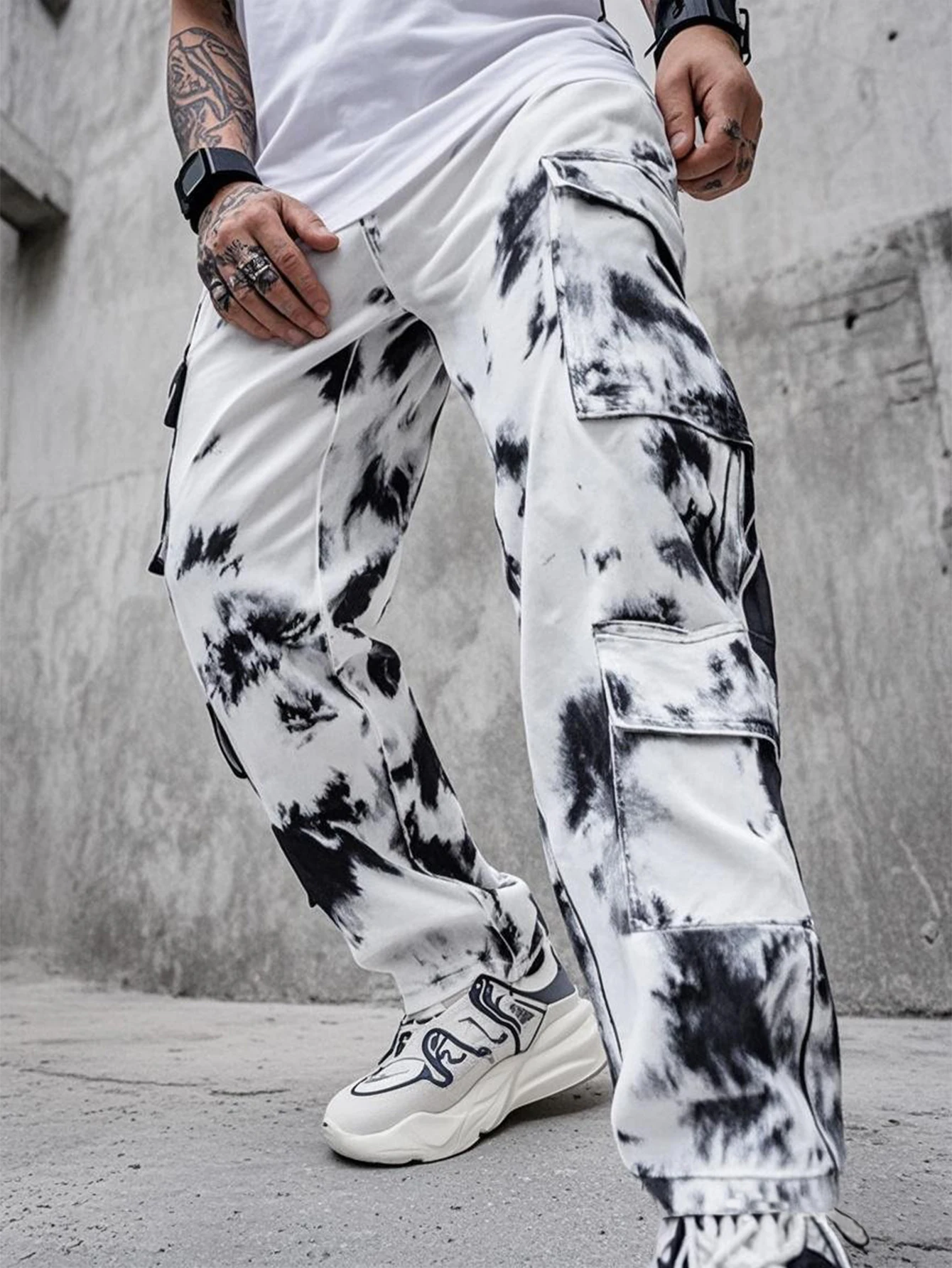 Мужские рабочие брюки с несколькими карманами, модные и модные мужские брюки, мужские прямые брюки с несколькими карманами и принтом чернил, минимализм
Мужские рабочие брюки с несколькими карманами, модные и модные мужские брюки, мужские прямые брюки с несколькими карманами и принтом чернил, минимализм