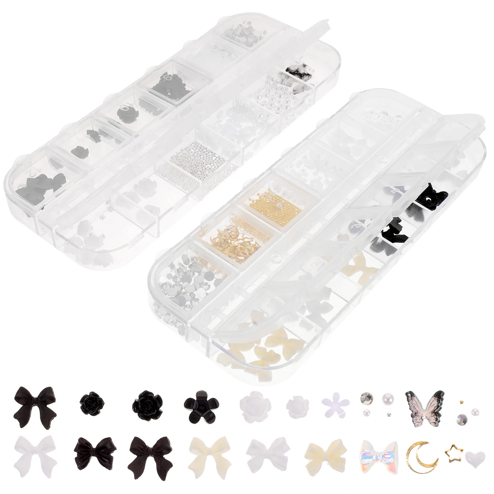 Nail Rhinestones Gems Jewelry Art Charms 3D Decor Accessories for Dazzling Nails Various Combinations Silver Pearls for Nails
Nail Rhinestones Gems Jewelry Art Charms 3D Decor Accessories for Dazzling Nails Various Combinations Silver Pearls for Nails