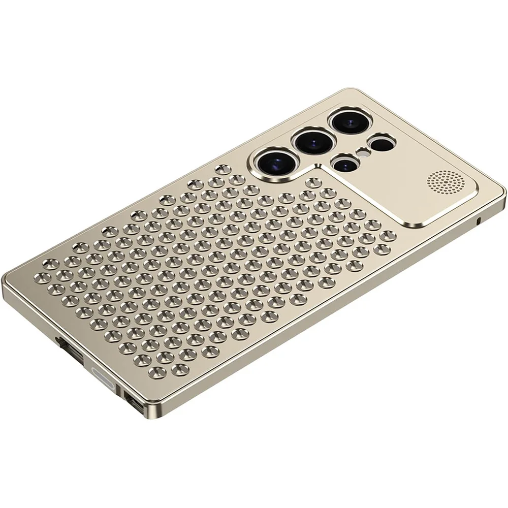 Aluminum Alloy Cooling Case for Samsung Galaxy S26 Ultra - Fine Lens Hole, Honeycomb Aromatherapy Cover
Aluminum Alloy Cooling Case for Samsung Galaxy S26 Ultra - Fine Lens Hole, Honeycomb Aromatherapy Cover