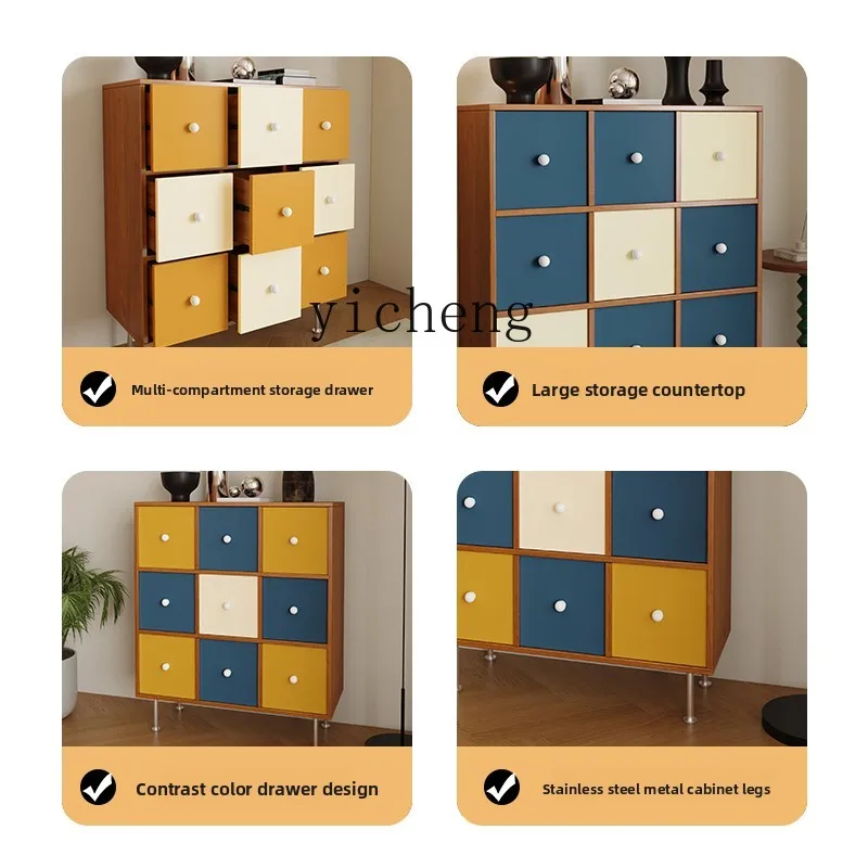 ZZ solid wood nine-chest cabinet boxwood color matching storage side cabinet bedroom drawer dining side cabinet
ZZ solid wood nine-chest cabinet boxwood color matching storage side cabinet bedroom drawer dining side cabinet