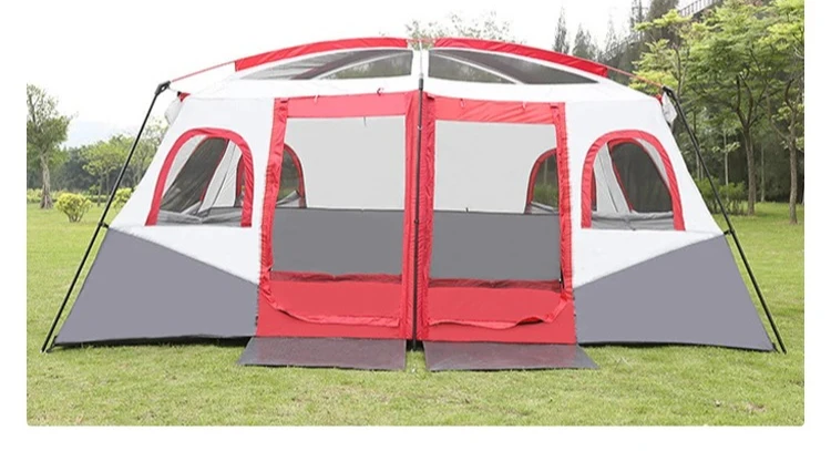 # Сетчатый дизайн, 2 комнаты, 1 гостиная, большие палатки для мероприятий, палатки для кемпинга, пляжная палатка на 12 человек, водонепроницаемая с панорамным люком
# Сетчатый дизайн, 2 комнаты, 1 гостиная, большие палатки для мероприятий, палатки для кемпинга, пляжная палатка на 12 человек, водонепроницаемая с панорамным люком