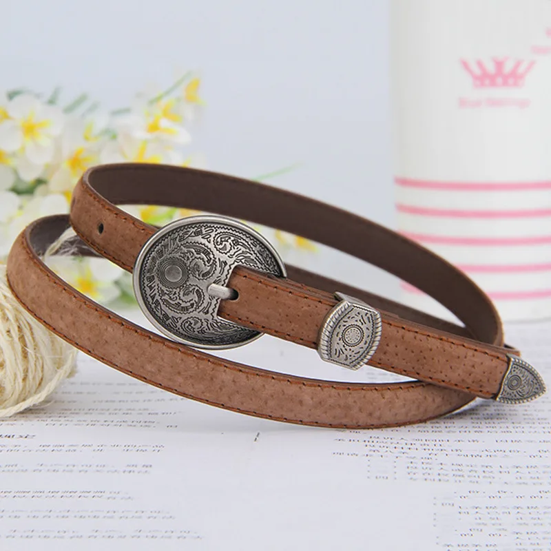 Leather Classic Women's Belt Retro Silver Alloy Pin Buckle Wear-resistant Cowhide Simple Belt for Women Decorative Waistband
Leather Classic Women's Belt Retro Silver Alloy Pin Buckle Wear-resistant Cowhide Simple Belt for Women Decorative Waistband
